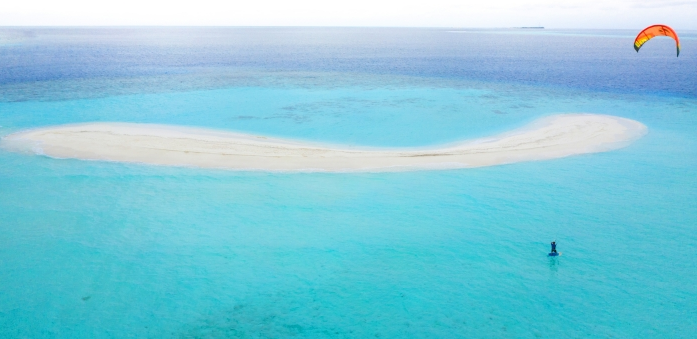 马尔代夫风筝冲浪